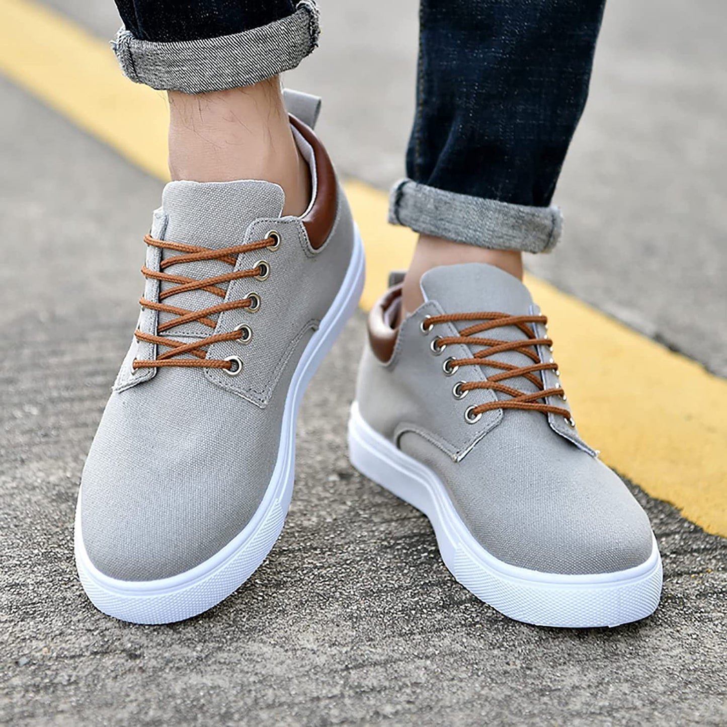Sneakers décontractées homme style urbain polyvalent pour toutes occasions