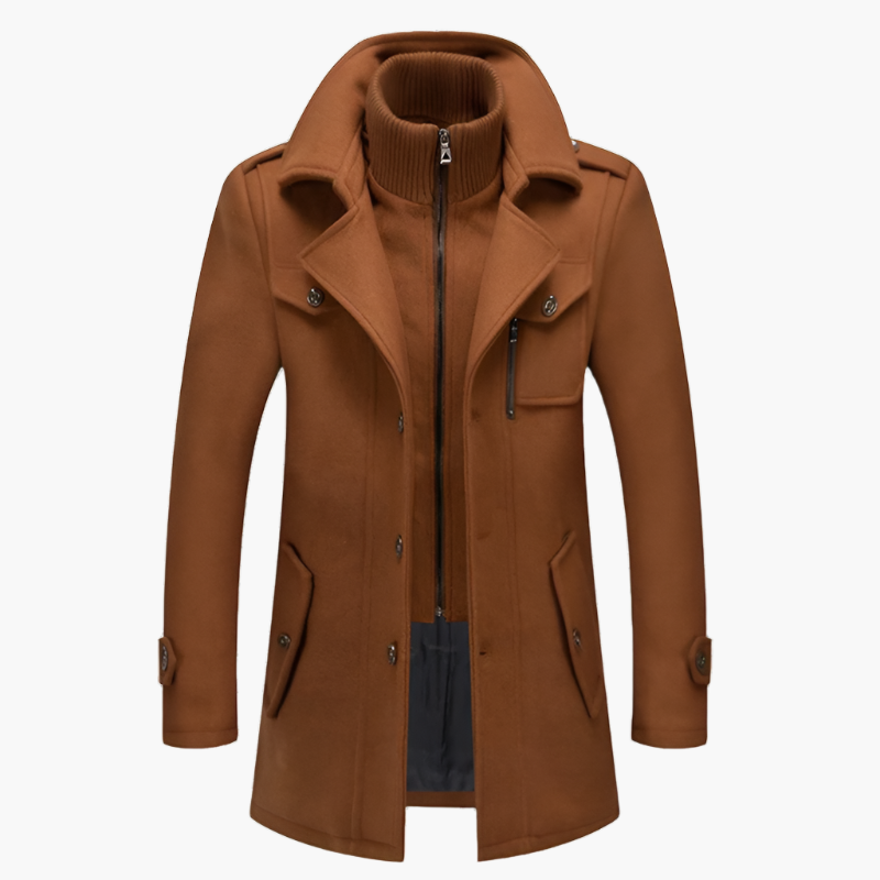 Manteau d’Hiver Élégant pour Homme – Style Moderne et Polyvalent pour Affaires et Loisirs