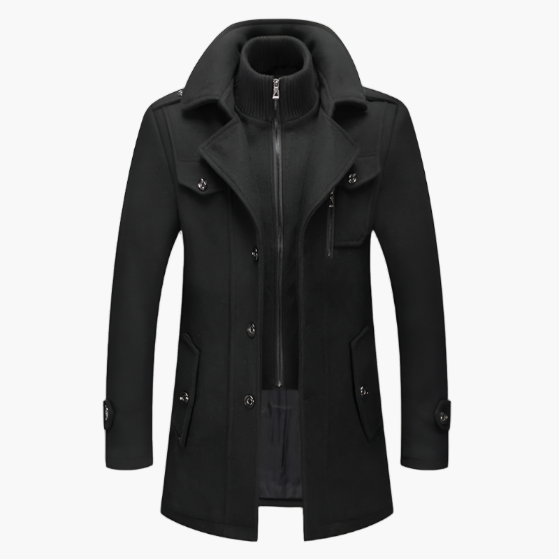 Manteau d’Hiver Élégant pour Homme – Style Moderne et Polyvalent pour Affaires et Loisirs