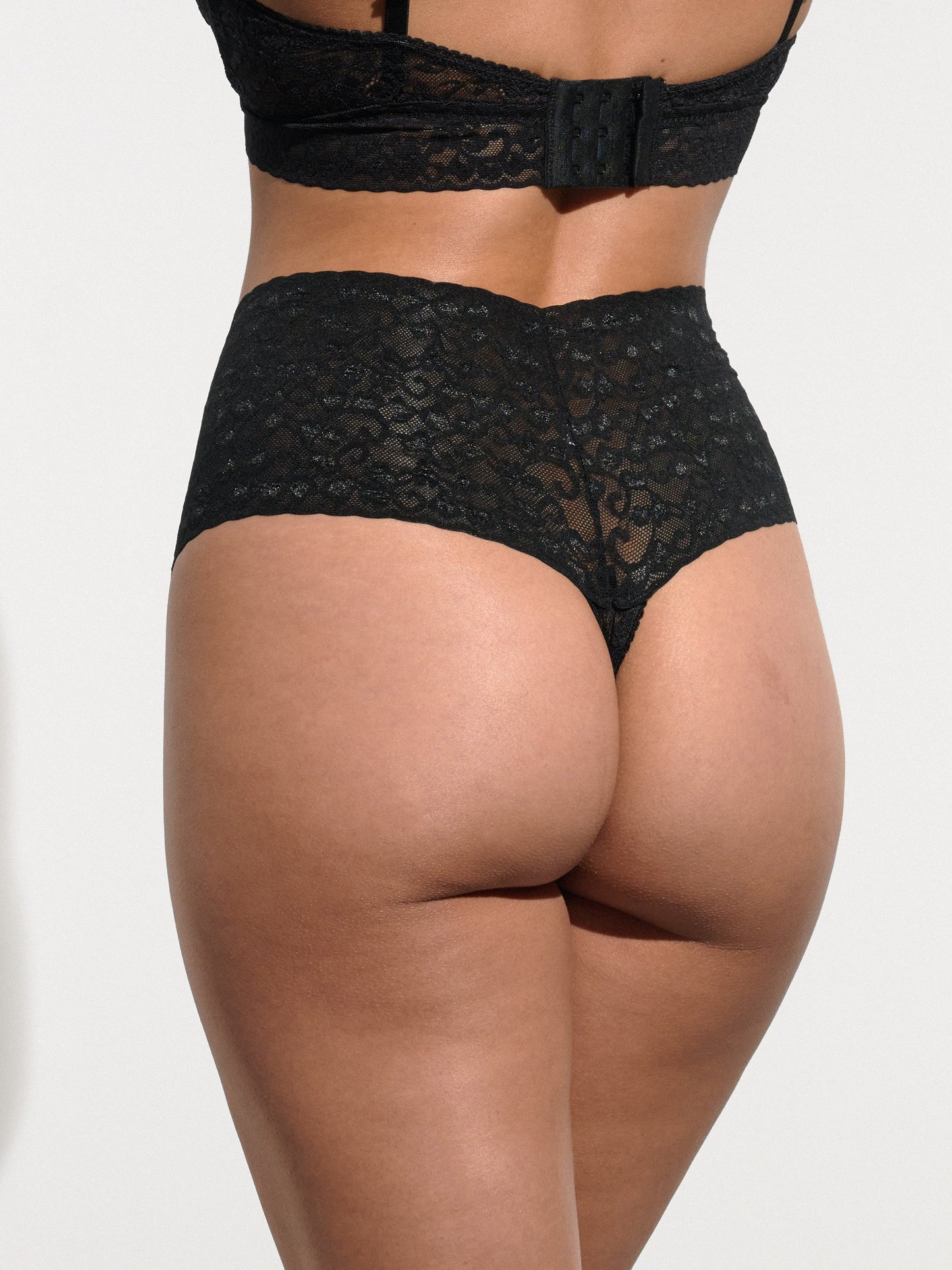 Angela – Culotte Taille Haute en Dentelle Élégante