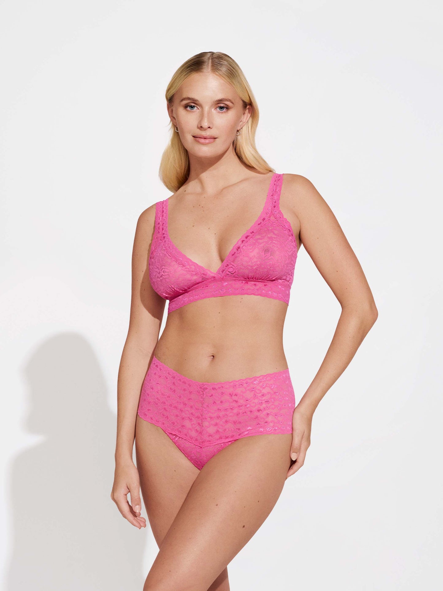 Angela – Culotte Taille Haute en Dentelle Élégante