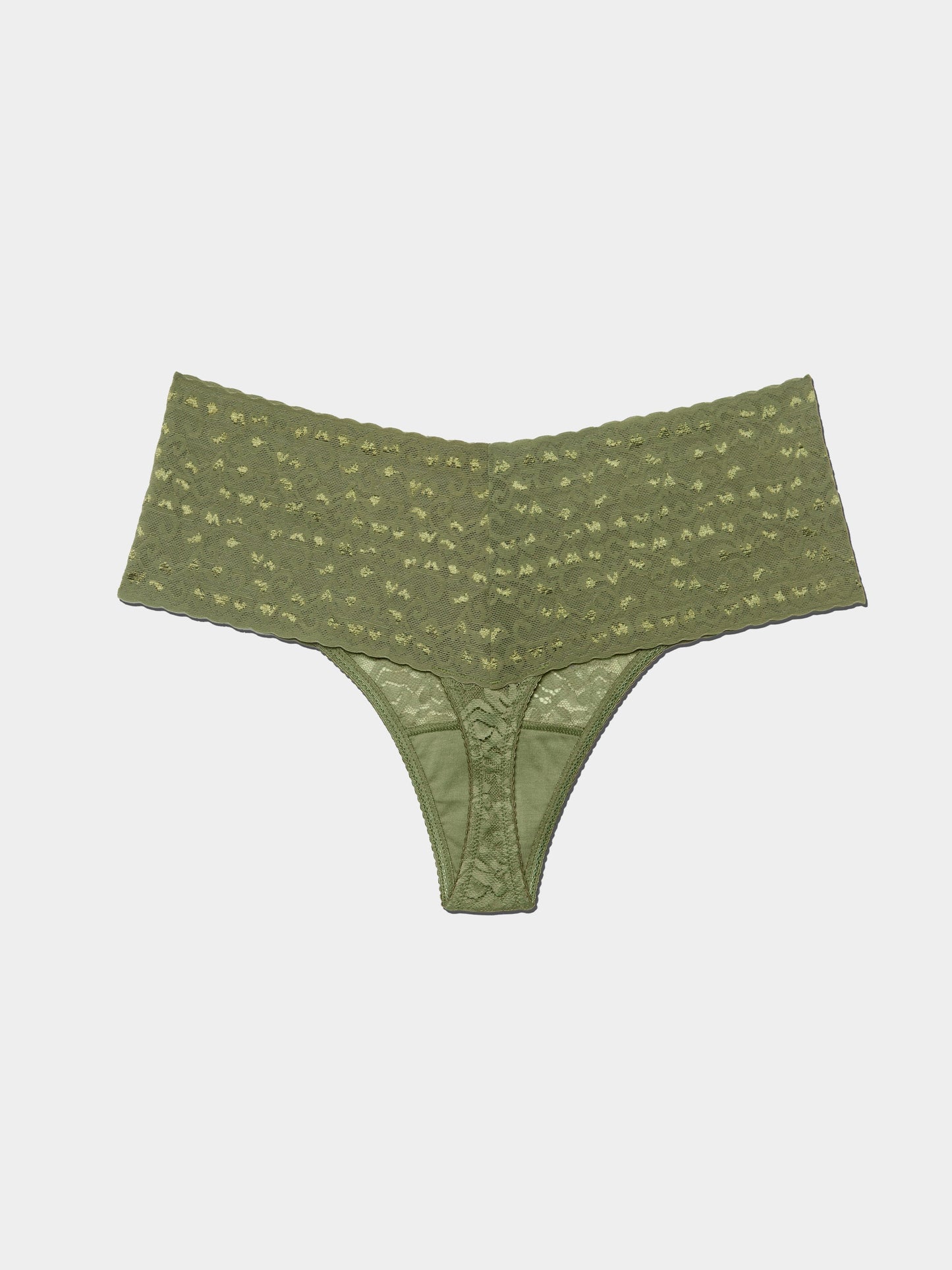 Angela – Culotte Taille Haute en Dentelle Élégante