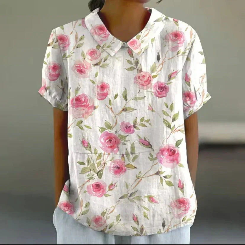 Therese™ - Blouse à Imprimé Floral