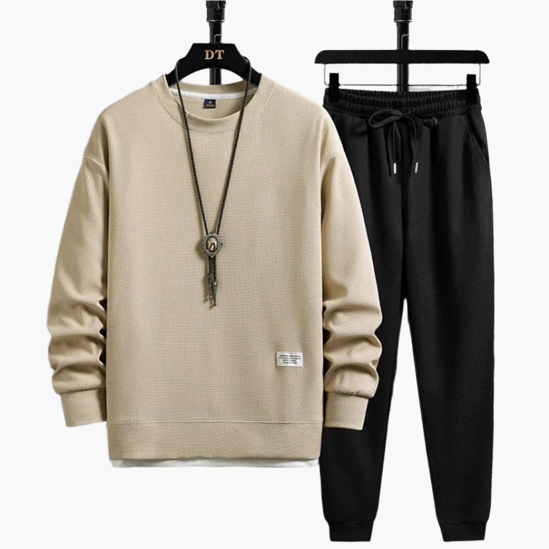 Jogging Set Décontracté pour Homme – Ensemble Pull et Pantalon Style Moderne