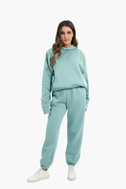 Ensemble Femme Décontracté Hoodie et Jogging pour Détente et Loisirs