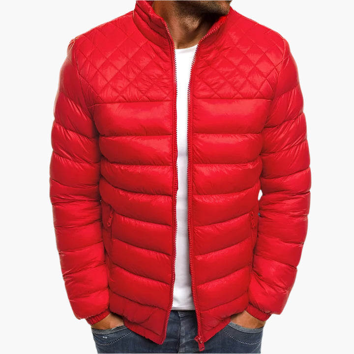 Veste matelassée imperméable et coupe-vent pour homme – Style urbain polyvalent extérieur