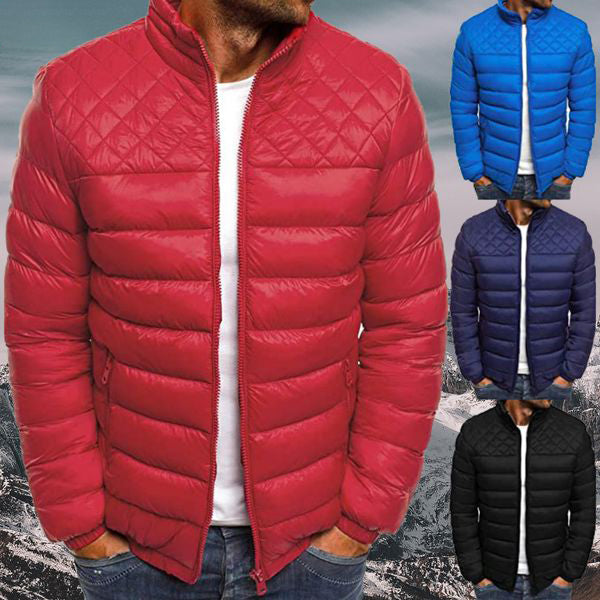 Veste matelassée imperméable et coupe-vent pour homme – Style urbain polyvalent extérieur