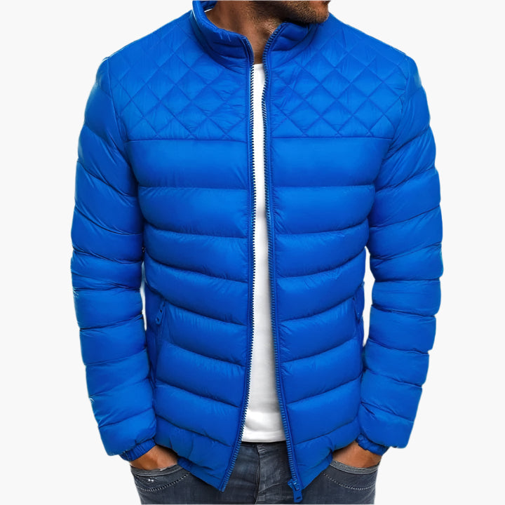 Veste matelassée imperméable et coupe-vent pour homme – Style urbain polyvalent extérieur