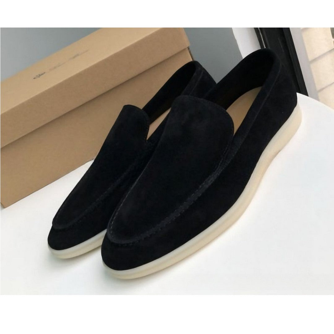 Jeff – Mocassins en Daim Élégants