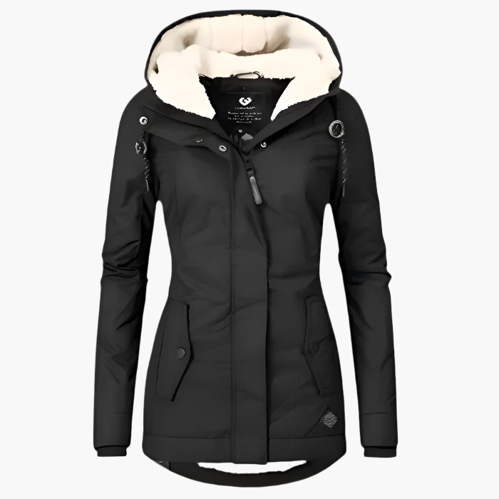 Manteau d'hiver imperméable à capuche pour femme – Style urbain et protection quotidienne