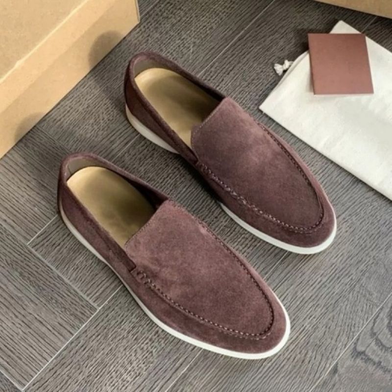 Jeff – Mocassins en Daim Élégants