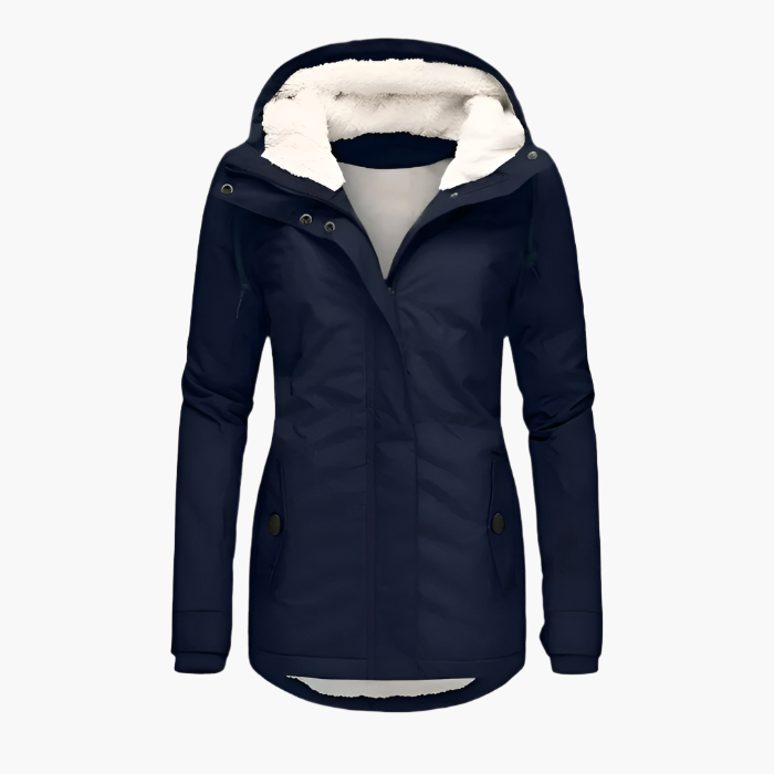 Manteau d'hiver imperméable à capuche pour femme – Style urbain et protection quotidienne
