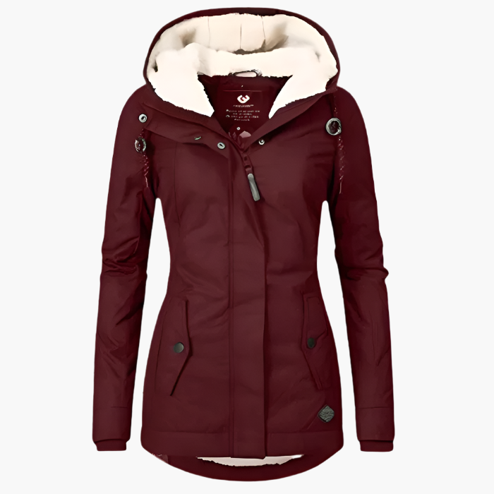 Manteau d'hiver imperméable à capuche pour femme – Style urbain et protection quotidienne
