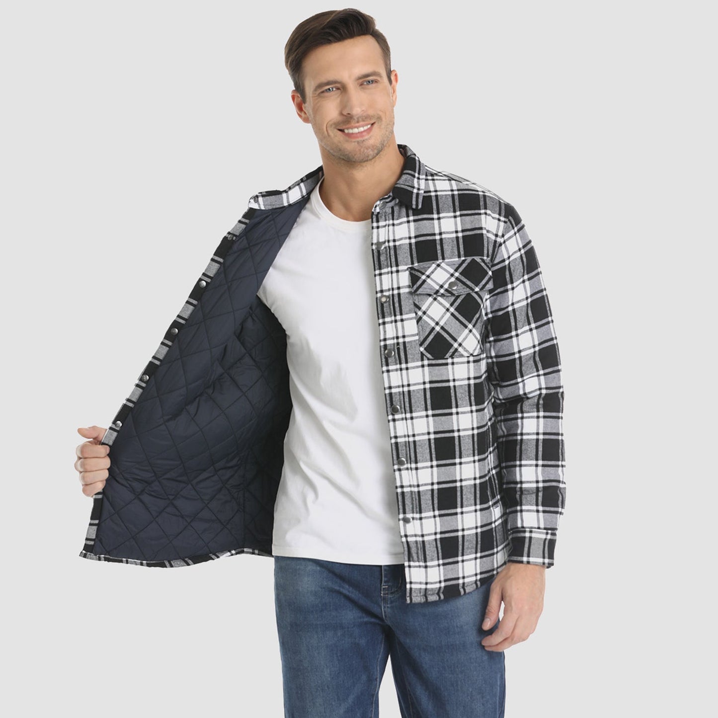 Jack™ - Veste en Flanelle Rayée