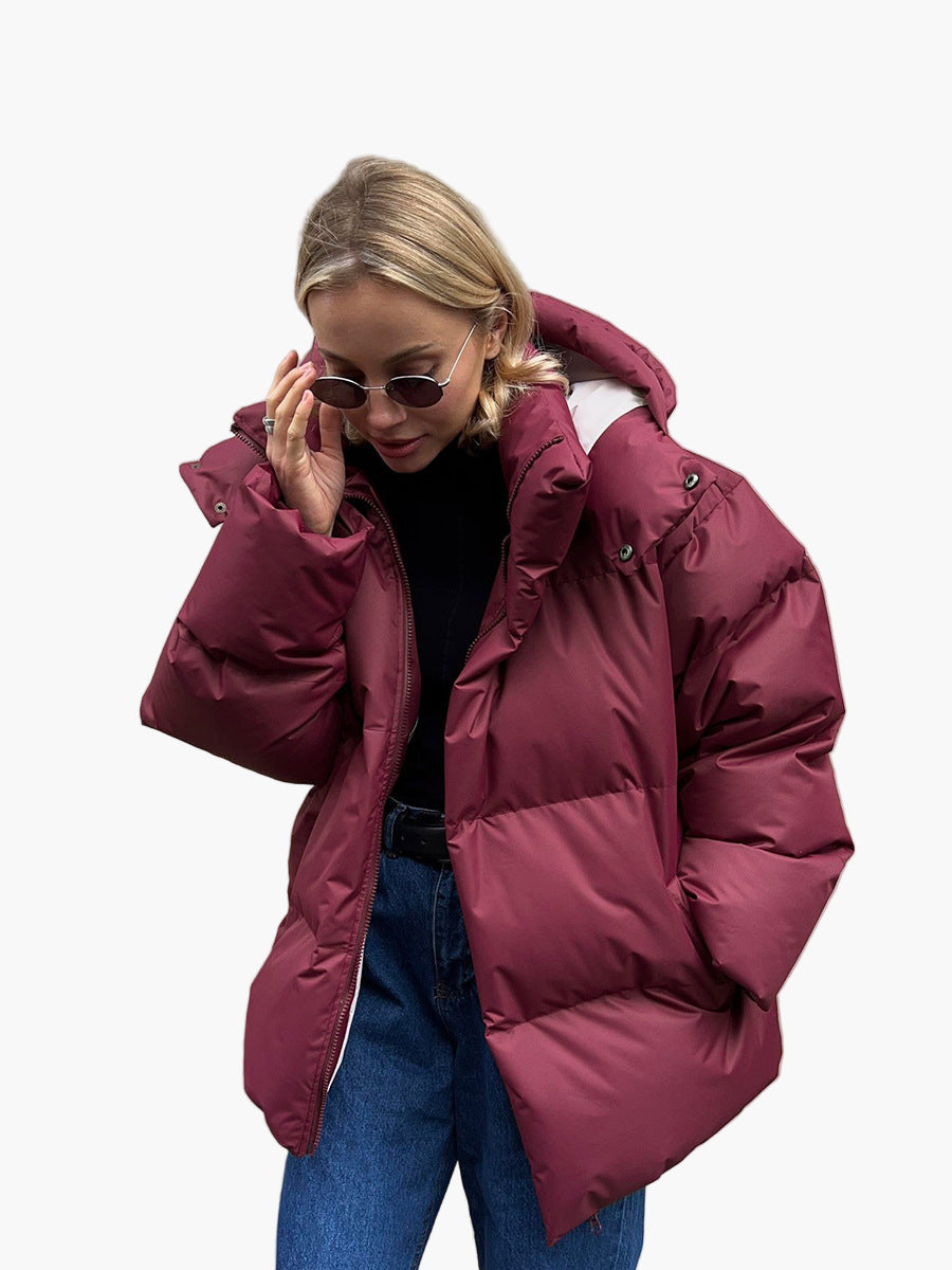 Veste doudoune femme style urbain pour hiver, chaude et tendance