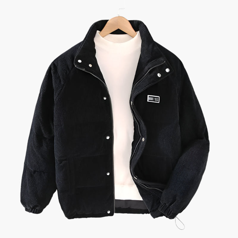 Veste d'Hiver Rembourrée pour Homme Style Décontracté Urbain