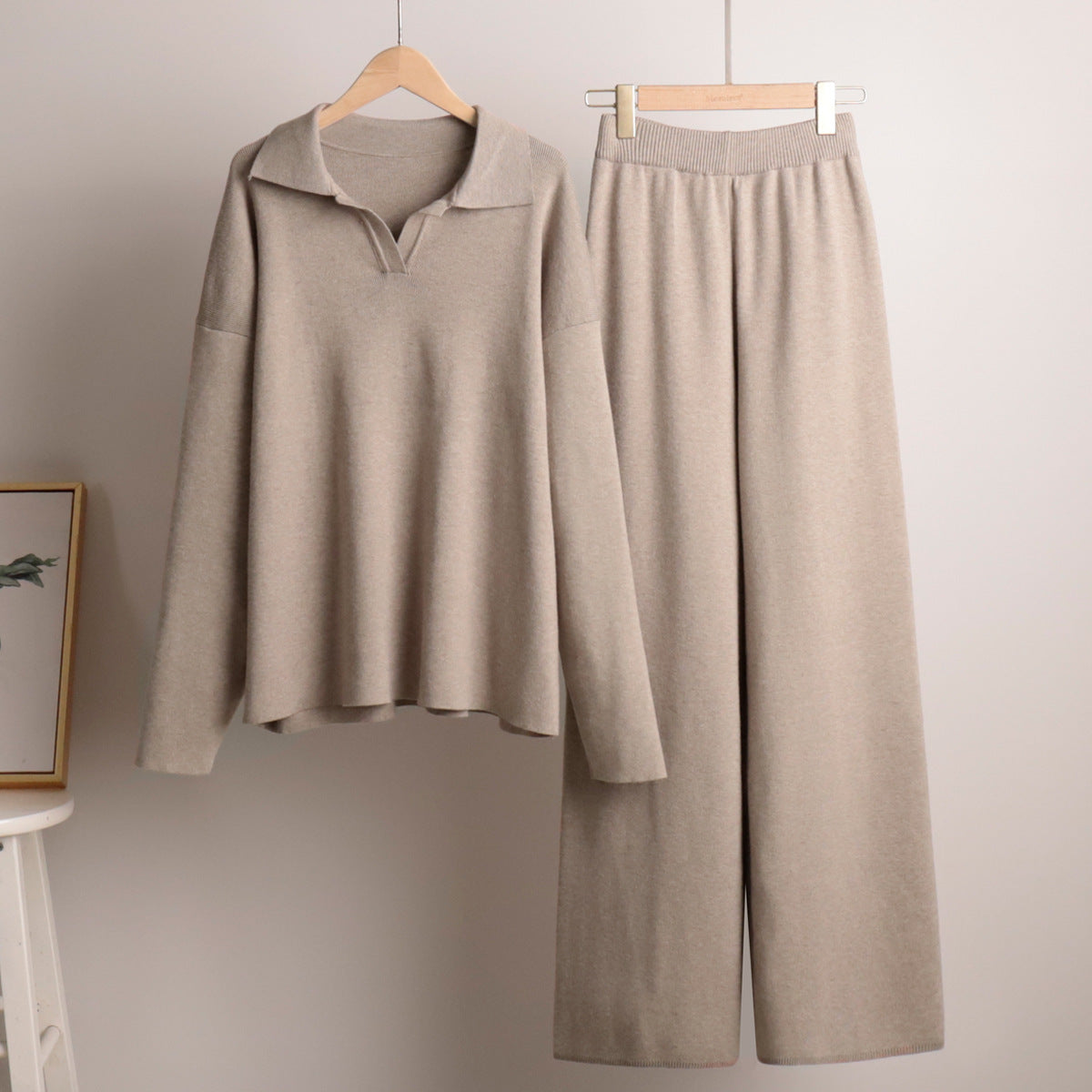 Ensemble Loungewear Femme - Style Décontracté avec Pull Oversize et Pantalon Large