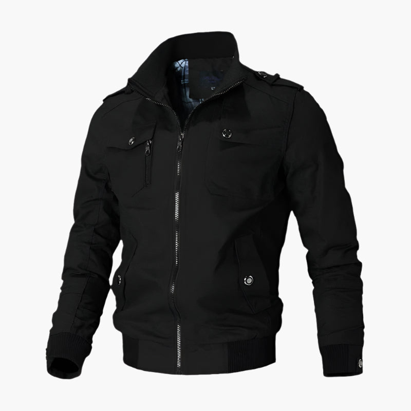 Veste bomber tendance pour homme – Style urbain polyvalent, idéale pour la mi-saison