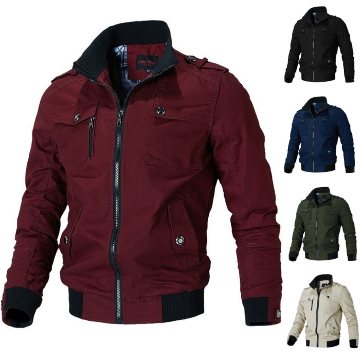 Veste bomber tendance pour homme – Style urbain polyvalent, idéale pour la mi-saison
