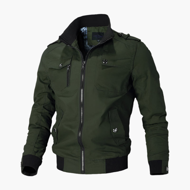 Veste bomber tendance pour homme – Style urbain polyvalent, idéale pour la mi-saison