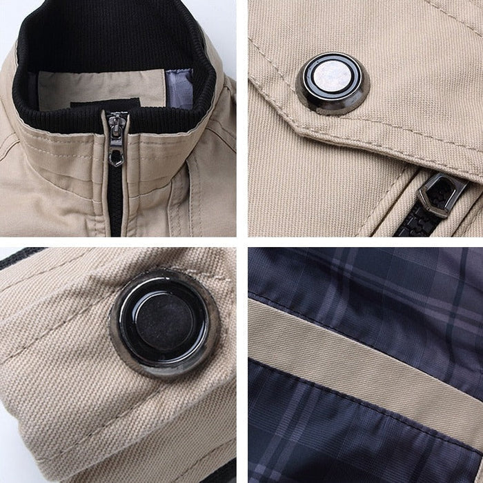Veste bomber tendance pour homme – Style urbain polyvalent, idéale pour la mi-saison