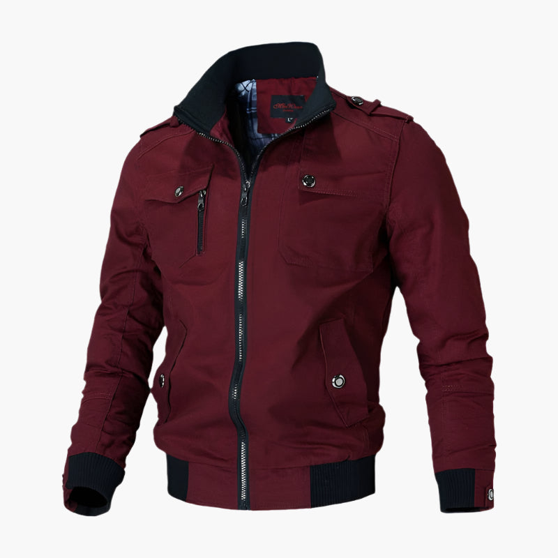 Veste bomber tendance pour homme – Style urbain polyvalent, idéale pour la mi-saison
