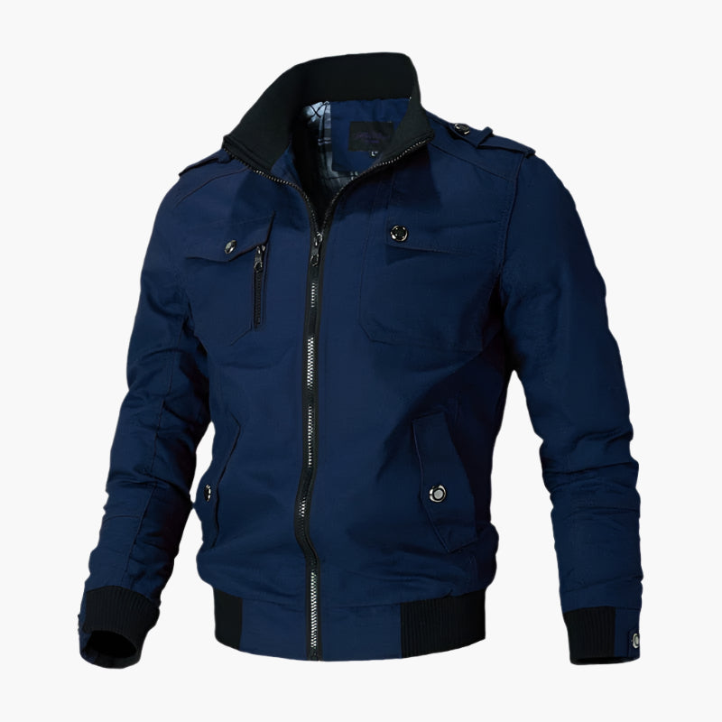Veste bomber tendance pour homme – Style urbain polyvalent, idéale pour la mi-saison