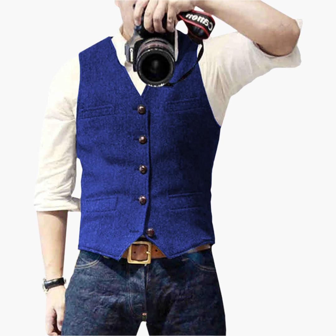 Gilet élégant pour homme – Style moderne et polyvalent, parfait pour un look chic ou décontracté