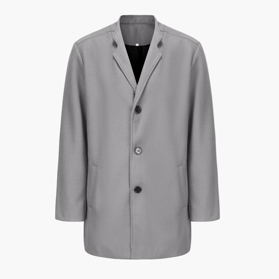 Manteau mi-saison homme élégant coupe moderne style urbain polyvalent