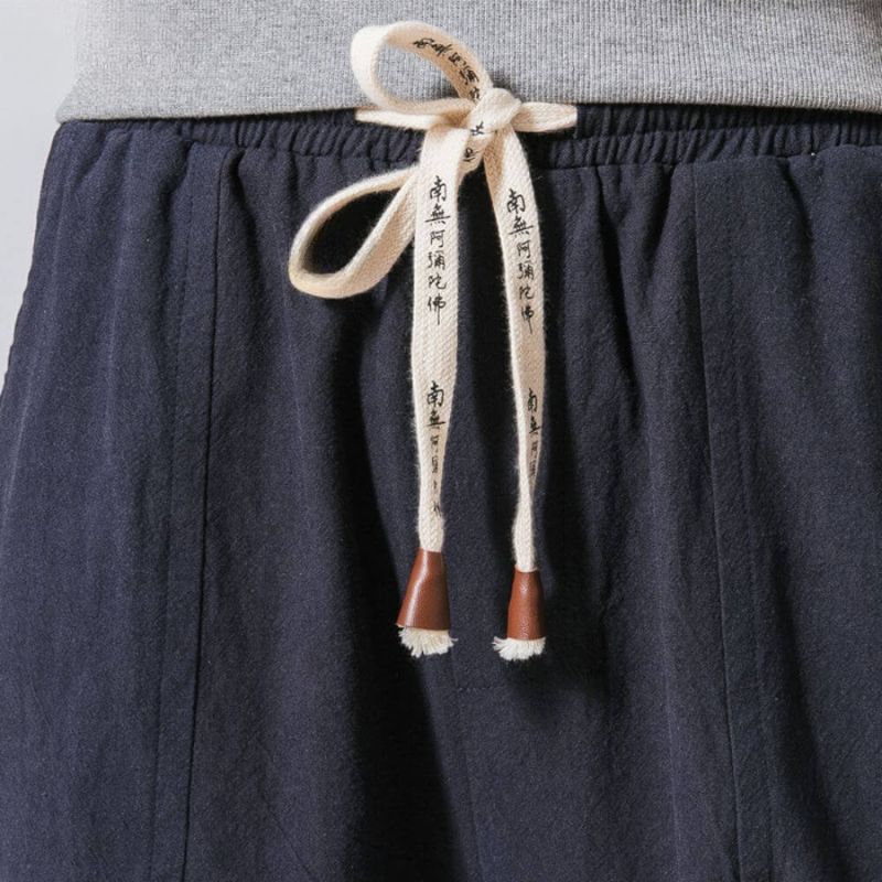 Pantalon harem décontracté homme style urbain pour loisirs et détente
