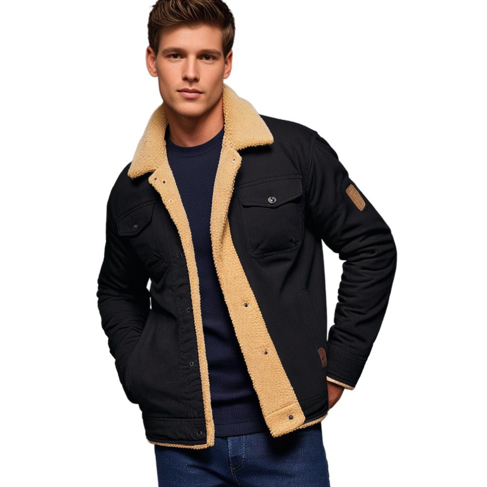 Veste Bomber Vintage Hiver pour Homme - Style Classique et Confort Quotidien