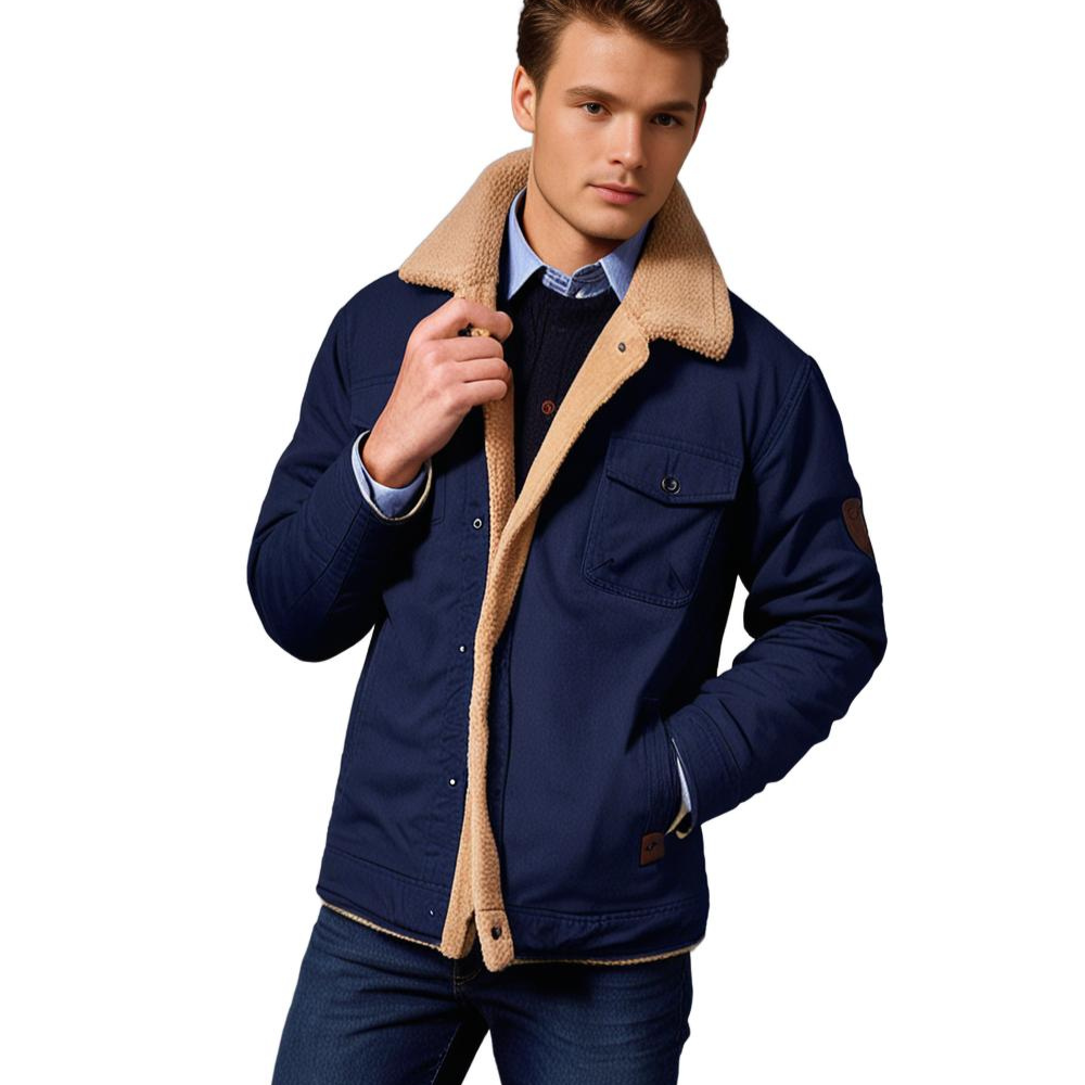 Veste Bomber Vintage Hiver pour Homme - Style Classique et Confort Quotidien