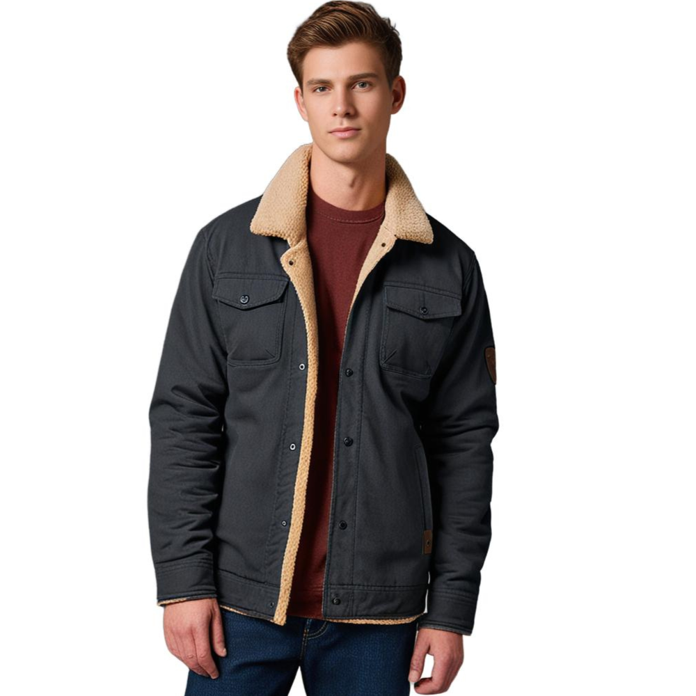 Veste Bomber Vintage Hiver pour Homme - Style Classique et Confort Quotidien