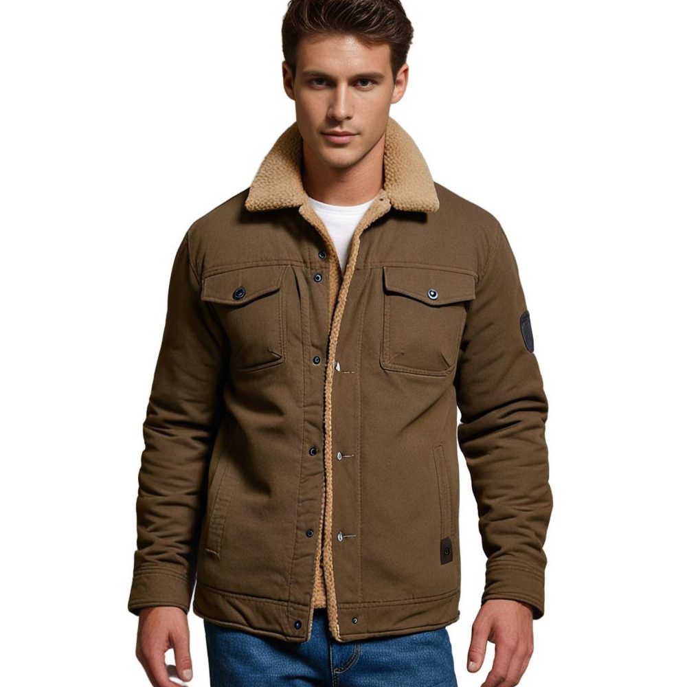 Veste Bomber Vintage Hiver pour Homme - Style Classique et Confort Quotidien