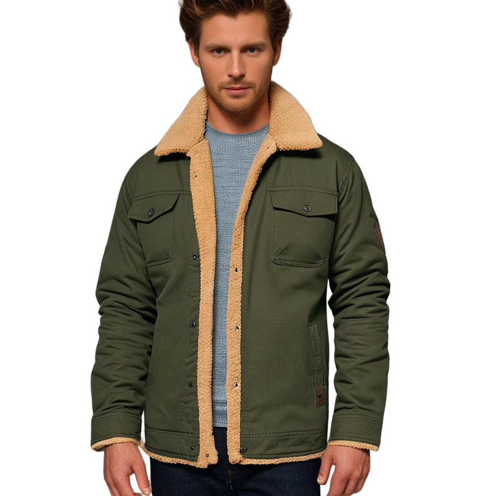 Veste Bomber Vintage Hiver pour Homme - Style Classique et Confort Quotidien