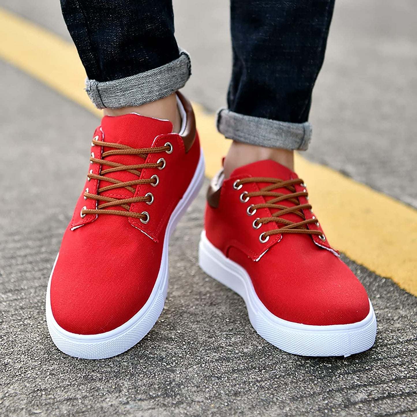 Sneakers décontractées homme style urbain polyvalent pour toutes occasions