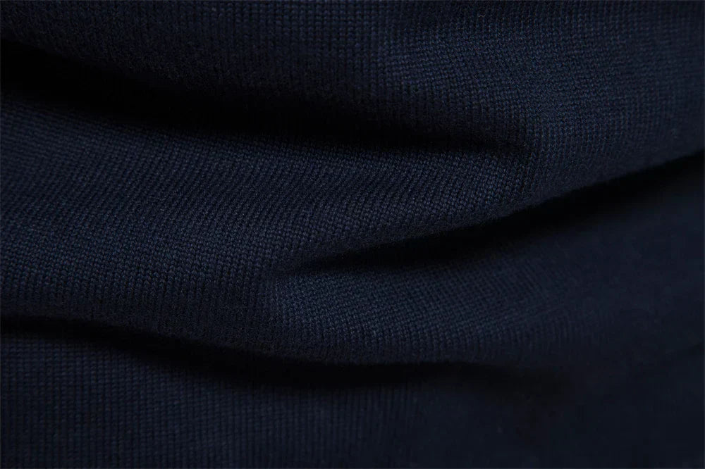 Pull à fermeture éclair quart pour homme – Style rayé chic et polyvalence quotidienne