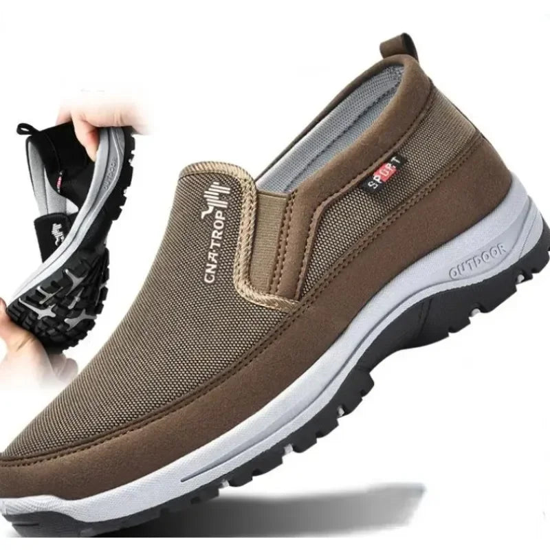 Jamie – Mocassins Décontractés en Toile pour Hommes