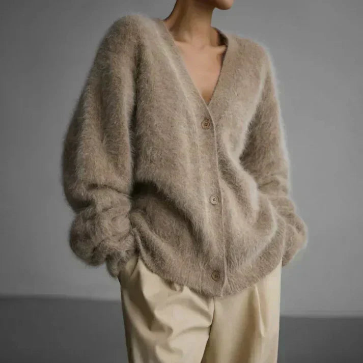 Cardigan Femme Élégant et Douillet Style Décontracté Pour Toutes Occasions