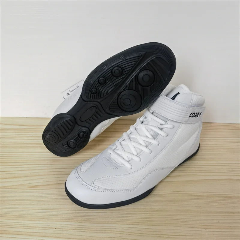 Kevin – Chaussures de Lutte Hautes Professionnelles pour Hommes