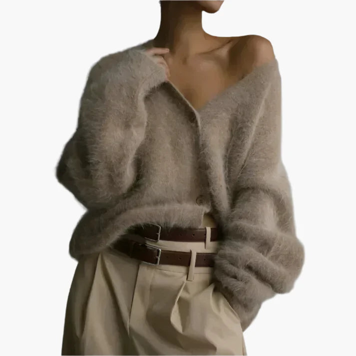 Cardigan Femme Élégant et Douillet Style Décontracté Pour Toutes Occasions