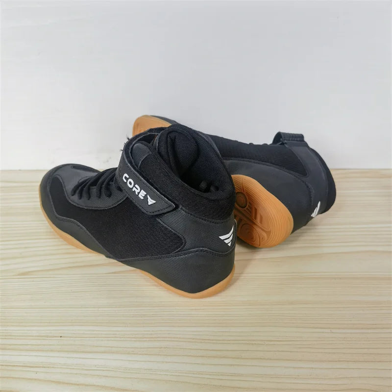 Kevin – Chaussures de Lutte Hautes Professionnelles pour Hommes