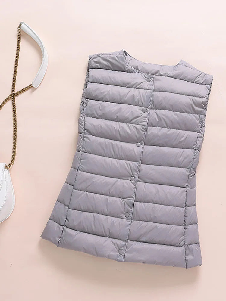 Kim – Gilet Ultraléger en Duvet pour Femme