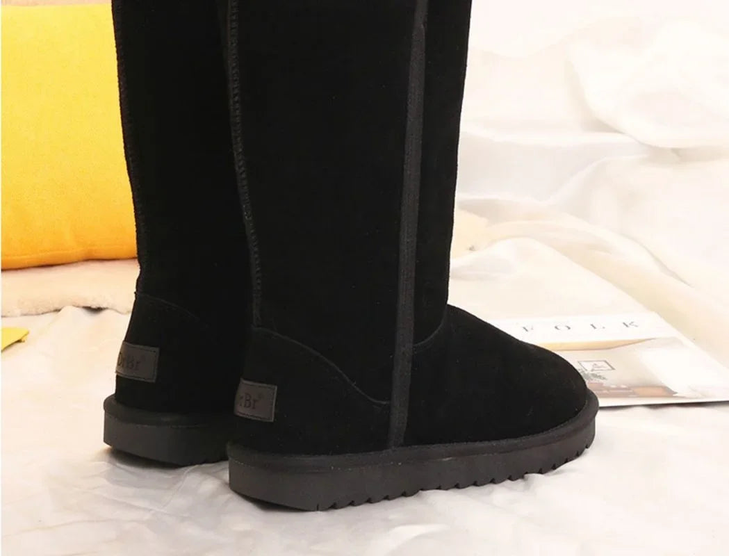 Jasmine – Bottes en Véritable Imperméables avec Fourrure Australienne