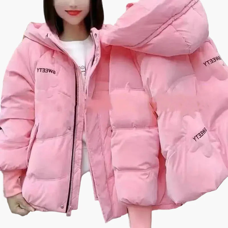 Veste d'hiver décontractée pour femme avec capuche, style urbain, idéale pour temps froid