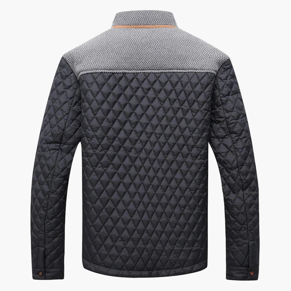 Veste matelassée homme style bomber casual pour l’automne et l’hiver