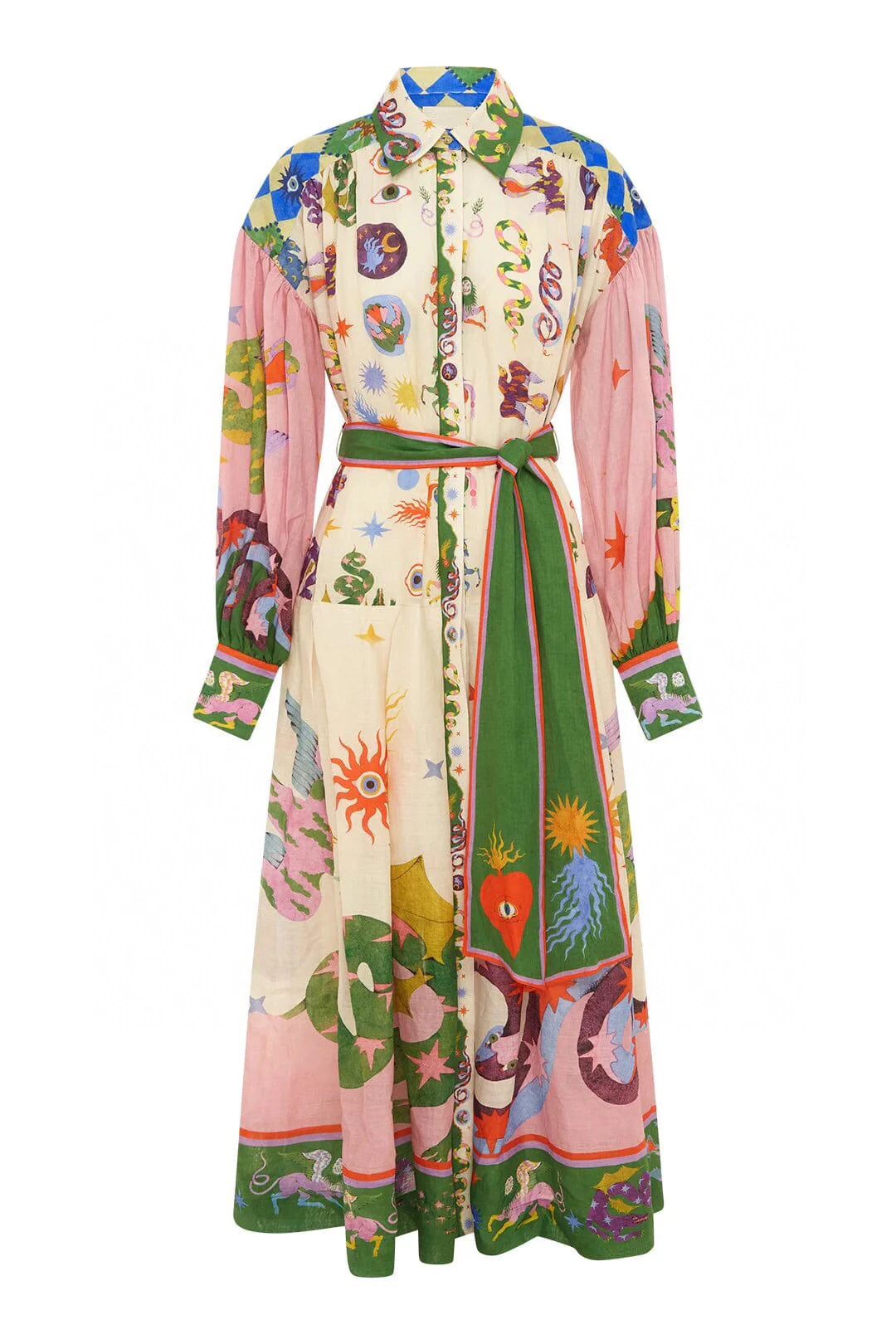 Robe Longue D'été Multi-couleur