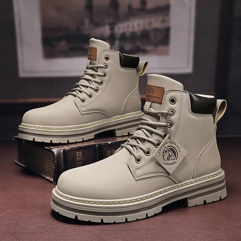 Bob – Bottes de Moto en Cuir pour Homme