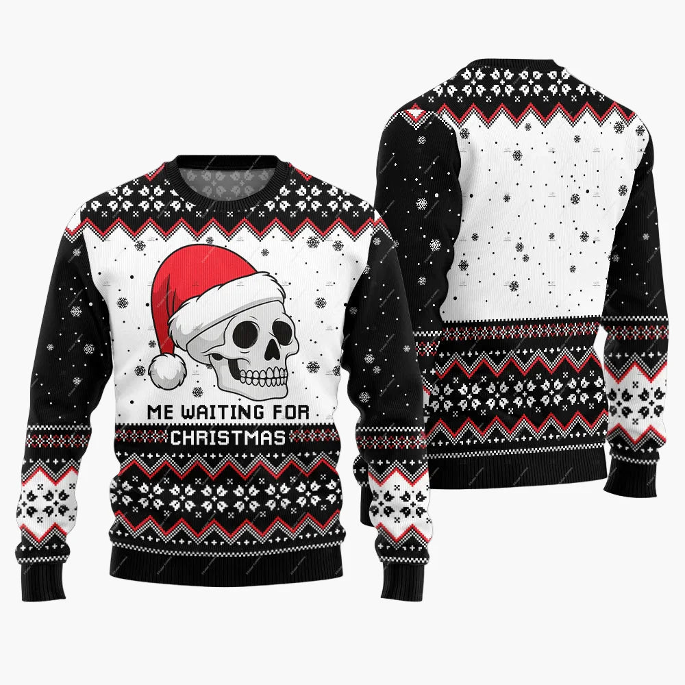 Pull de Noël humoristique "Jingle Balls" pour homme – Style amusant pour les fêtes et soirées décalées