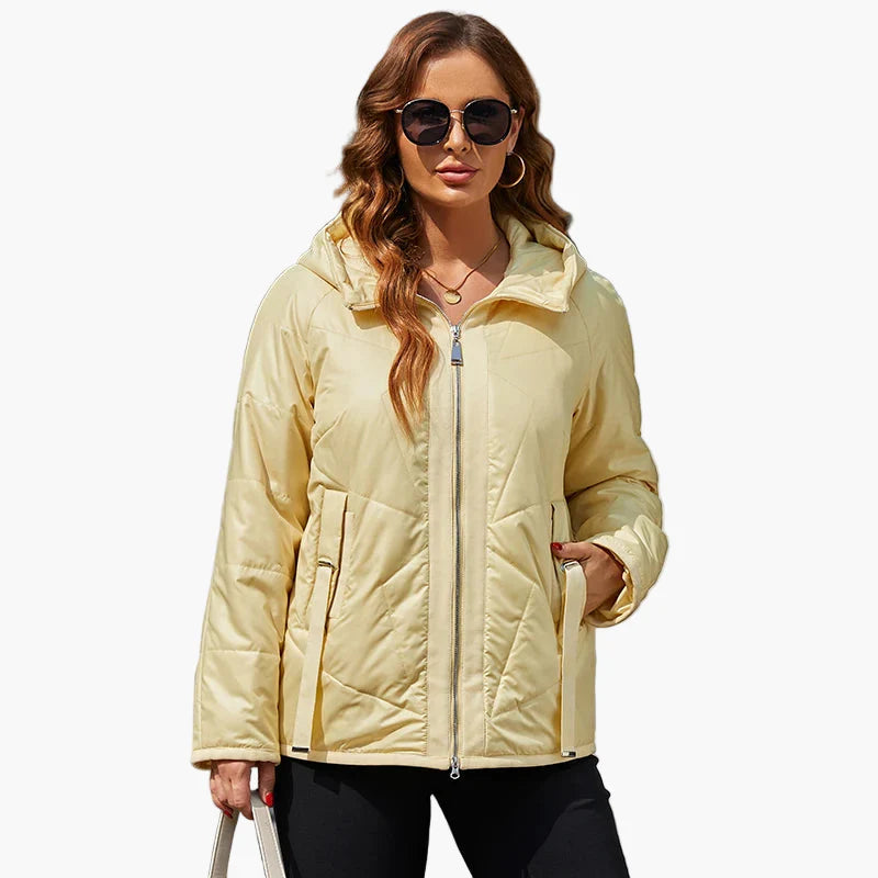 Chaqueta acolchada para mujer estilo urbano casual para el invierno y el ocio